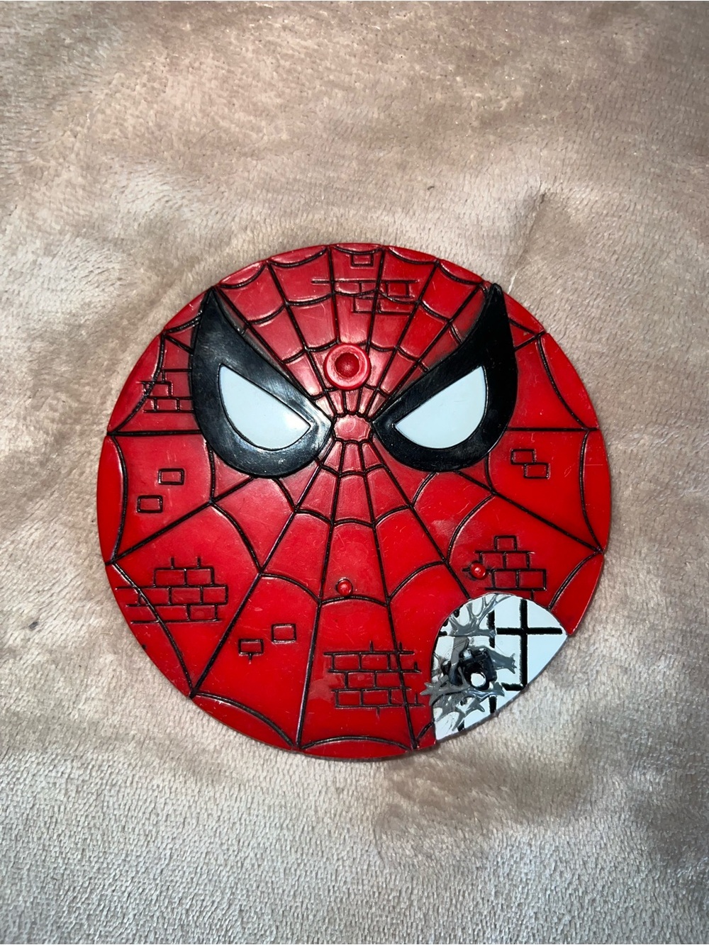 Vintage Toy Biz 2001 Marvel Spider-Man Action Figure Wall Base